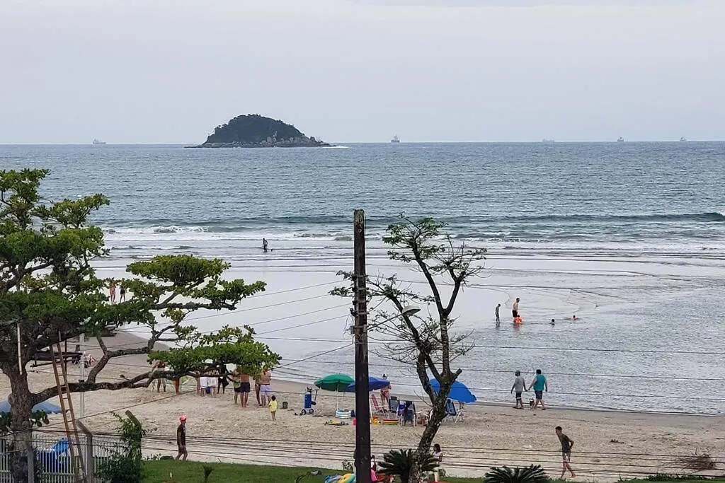 Otimo Apartamento Com Ampla Sacada E Vista Pro Mar 南圣弗朗西斯科 0*,